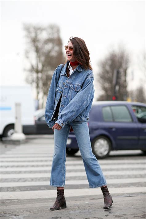 cropped flare denim see want shop personal fashion