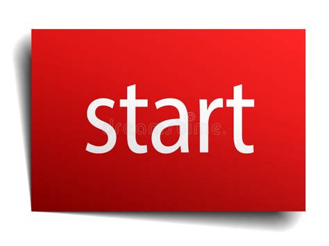 start sign stock vector illustration  button start