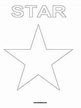 Star Coloring Template Stars Pdf Size Pages Kinderart Different Print sketch template