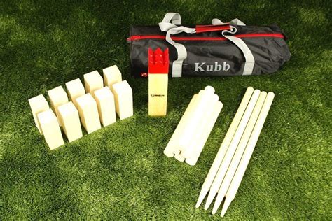Kubb Is A Traditional Outdoor Throwing Game Which Originated In Sweden