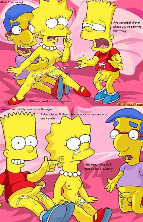 lisa and bart simpson comics