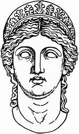 Greek Coloring Hera Clipart Goddess Mythology Sculpture Pages Ancient Grecian Statues Greece Juno Pixabay Printable Statue Drawings Drawing Supercoloring Etc sketch template