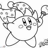 Kirby Inktober sketch template