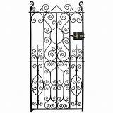 Gate Drawing Side Iron Wrought India Antique Gates Clipartmag sketch template
