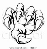 Claw Clipart Monster Talons Sharp Lineart Illustration Vector Royalty Atstockillustration Drawing Marks Getdrawings Collc0021 sketch template