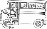 Bus Coloring Clipart Animated Clipground sketch template