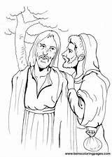 Coloring Judas Pages Jesus Kiss Bible Wednesday Betrayal Betrays Benscoloringpages Colouring Betray Holy School Spy Sunday Printable Handout Below Please sketch template