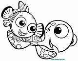 Coloring Pages Nemo Disney Finding Kids Squirt Crush Color Printable Sheets Print Characters Coloringtop Dory Popular Horse Fish Family Coloringhome sketch template