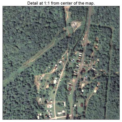 aerial photography map  austin pa pennsylvania