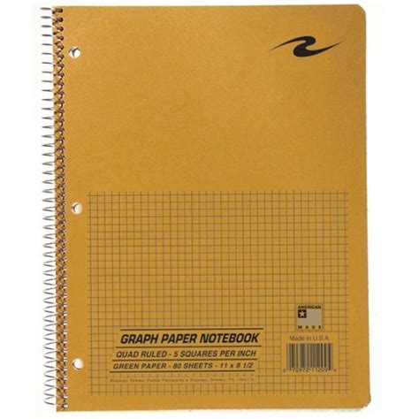 graph paper notebook    graph ruled      sheets
