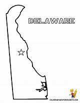 Delaware State Coloring Map Capital Pages Choose Board sketch template