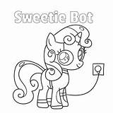 Coloring Sweetie Belle Pages Pony Little Getcolorings sketch template