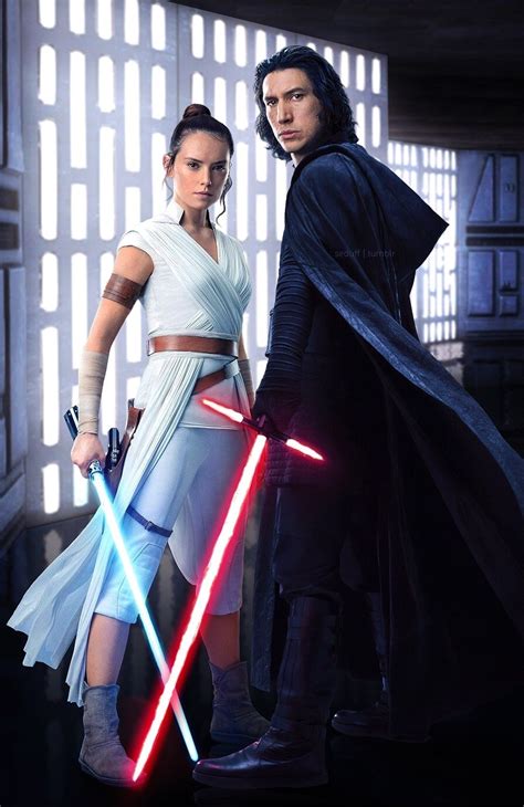 ben solo and rey in the rise of skywalker star wars photo 43209871