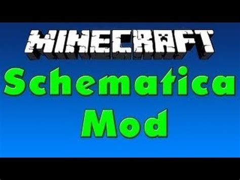 schematics mod  minecraft  youtube