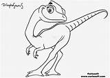 Coloring Pages Colombia Dilophosaurus Paleontologist Jurassic Getcolorings Color Animal sketch template