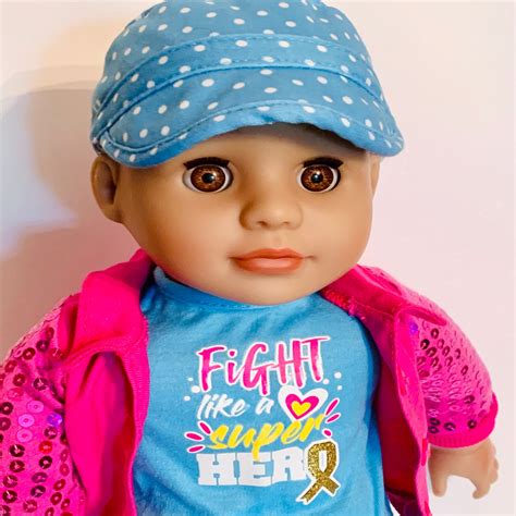 cancer doll fight   star doll   doll golden etsy