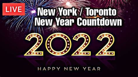 york toronto california  year countdown  youtube