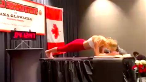 canadian woman breaks world record for longest plank ever joe is the voice of irish people at