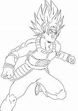 Coloring Pages Vegeta Super Saiyan Dragon Ball Getcolorings sketch template