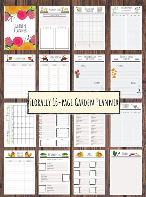 garden planner printable alienroom