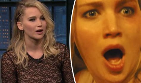 mother jennifer lawrence reveals how her nipples made movie scarier