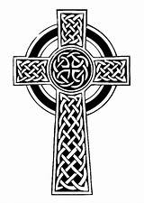 Cross Celtic Coloring Pages Irish Color Knot Tocolor Draw Crosses Print Tattoo sketch template