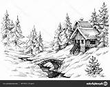 Cabin Clipground Webstockreview sketch template