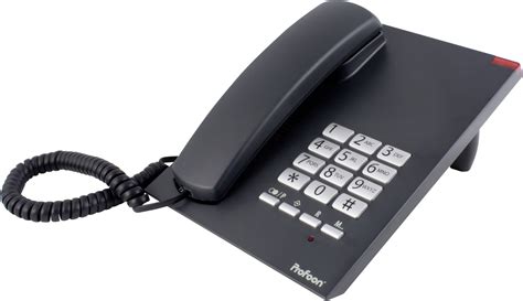 profoon tx  vaste analoge telefoon optisch belsignaal zwart conradbe