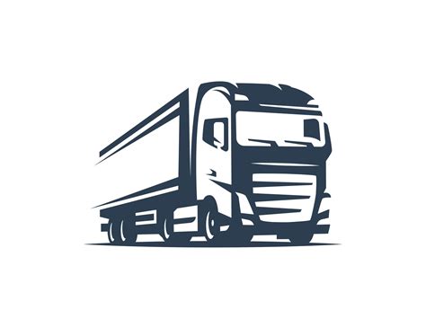 truck logo    oleg martcenko  dribbble