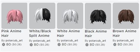 black anime hair code roblox