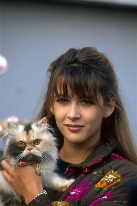 Sophie Marceau Sophie Marceau Celebrities With Cats French Actress