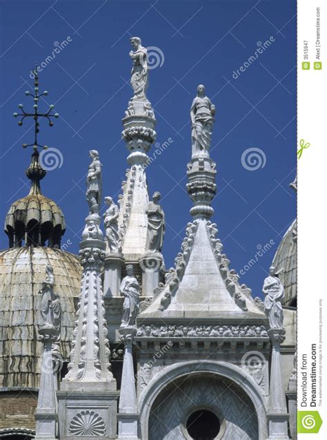 San Marco Cathedral Venice Stock Image Image Of Carving