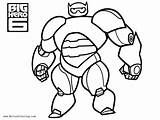 Pages Coloring Big Hero Printable Adults Kids Notorious Template sketch template