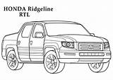 Honda Coloring Pages Ridgeline Cars Kids Rtl Printable Colouring Fullsize 1024 sketch template