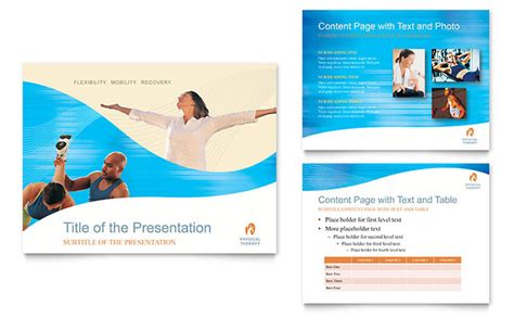 physical therapist powerpoint presentation template design