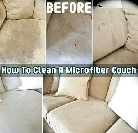 clean microfiber furniture cleaning tips pinterest
