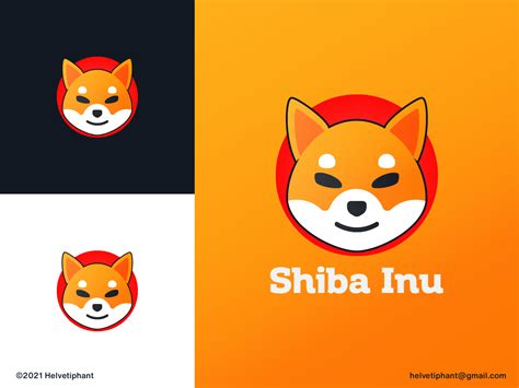 shiba inu token logo refreshing  helvetiphant  dribbble