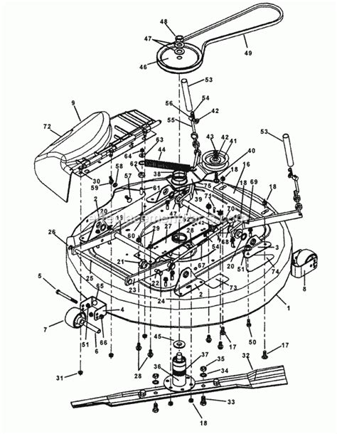 snapper riding lawn mower parts diagram automotive parts diagram images