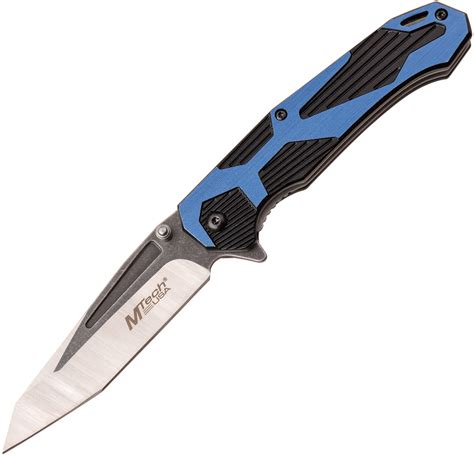 mtabbk mtech linerlock pocket knife ao blue