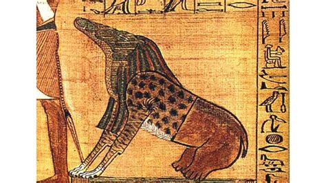 egyptian god ammit  eater  hearts  ancient egyptian mythology