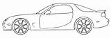 Mazda Rx Rx7 Coloringpagez sketch template