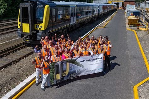 south western railway unveils  desiro unit   repainted news news railpage