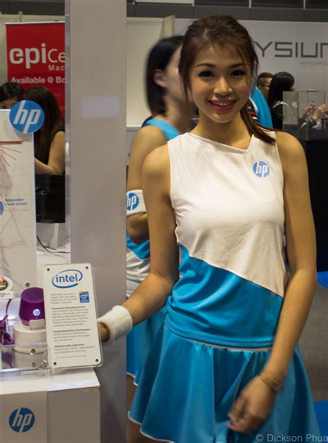 Hp Booth Babe Taken At The Comex 2014 It Show At Suntec