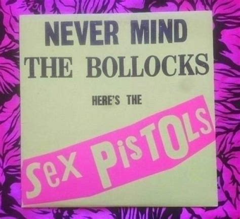 sex pistols never mind the bollocks uk 1st press w 7 single poster a3