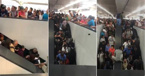 Video Tumulto En Estación Del Metro Pantitlán Provocó Caos Y Caída De