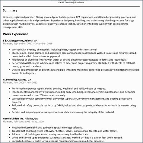 plumbing engineer sample resume cover letter  resume time