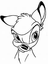 Bambi Coloring Pages Baby Disney Choose Board sketch template