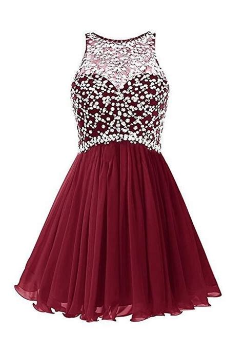 burgundy homecoming dress school outfit short prom dresses  teens pst dresses