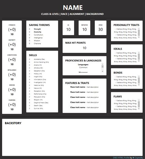 toyhouse character template