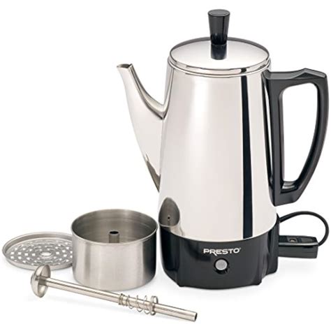 cup stainless steel coffee percolator electric percolators kitchen  ebay